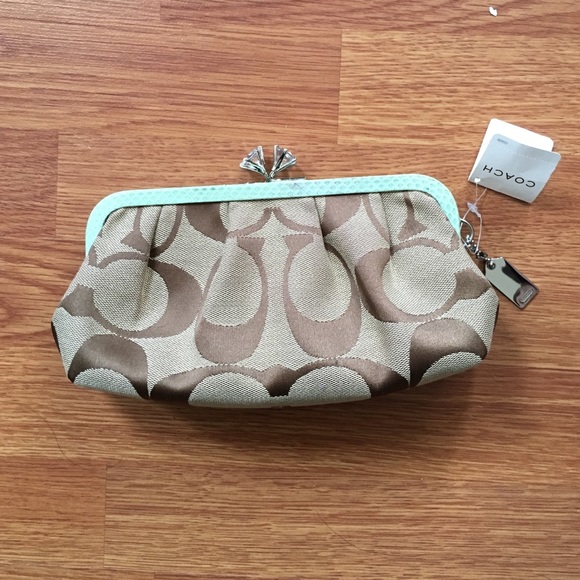 Coach evening clutch (with tag)