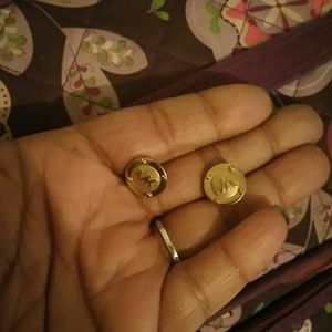 Authentic Gold Micheal kors earrings
