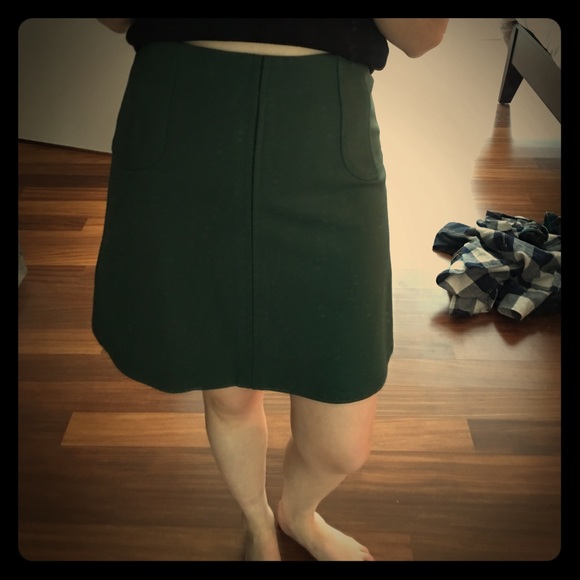 Nanette Lepore short green skirt