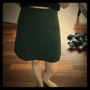 Nanette Lepore short green skirt