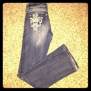 Size 26 Miss Me Bootcut jeans