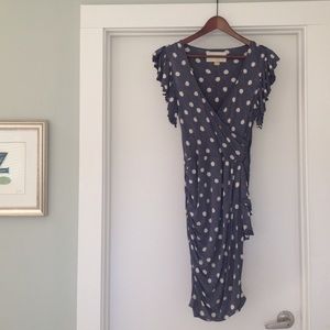 Leifsdottir grey jersey dress - beautiful! Anthro