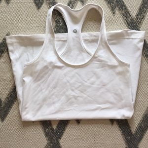 Lululemon basic white tank