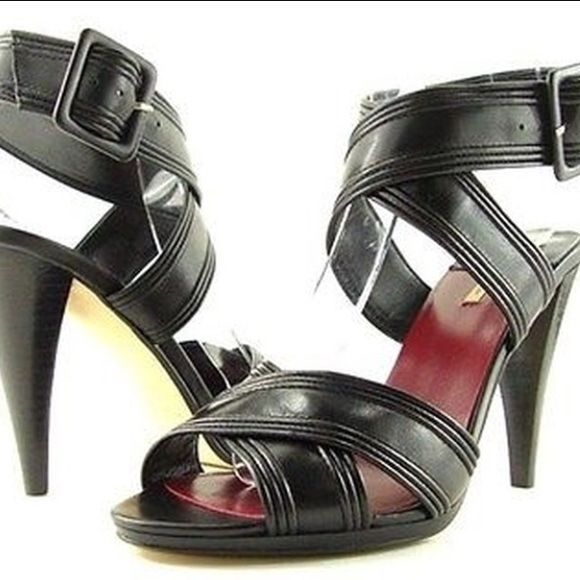 Maxstudio 6.5 leather 100% high heel sandals