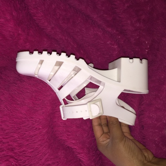 jelly high top sandals