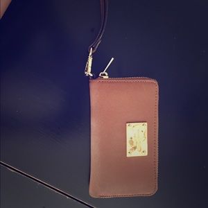 Wristlet in Saffiano Luggage