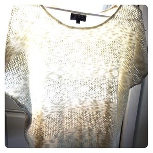 Off white crotchet top