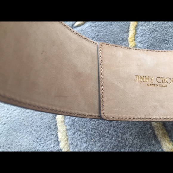 Jimmy Choo leather belt- one size- adjustable