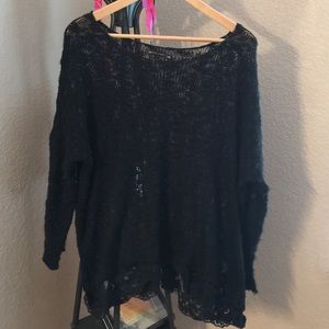LF lace sweater
