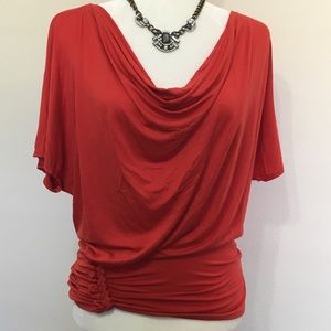 NWOT MAX STUDIO CAREER CASUAL TOP BLOUSE MEDIUM