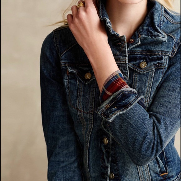 anthropologie jean jacket