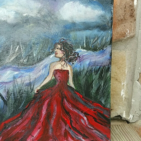 "Luna de plata" painting - Picture 2 of 4