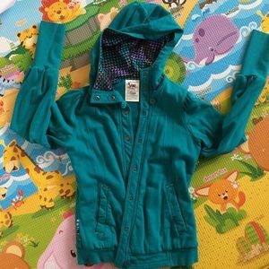 triple five soul asymmetric hooded sweatshirt