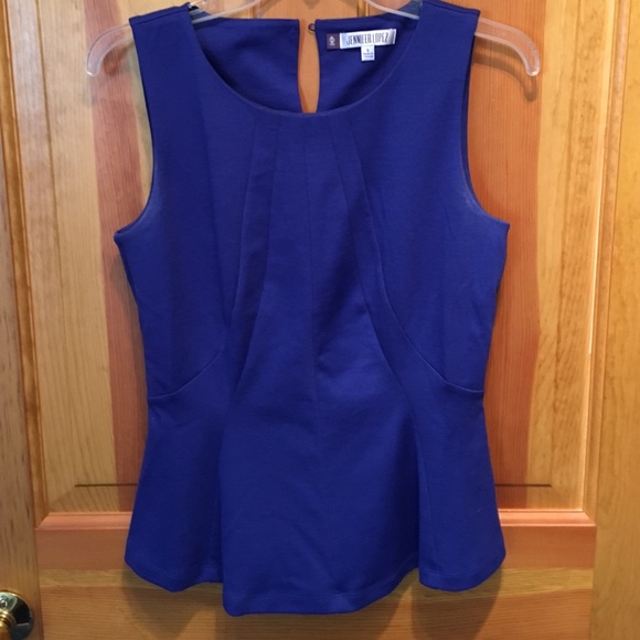 JLO peplum top