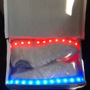 LED White Gym Shoes