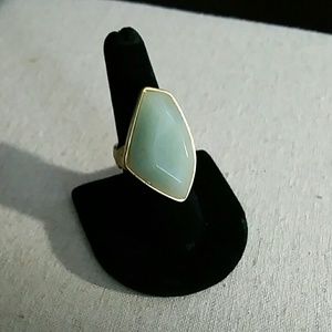 Gilded Reeds Aventurine Ring