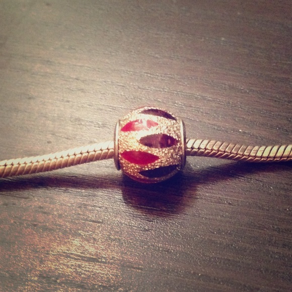 Purple and Pink shimmer charm