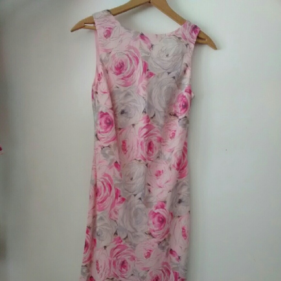 LOFT Ann Taylor floral sheath dress petite 2P