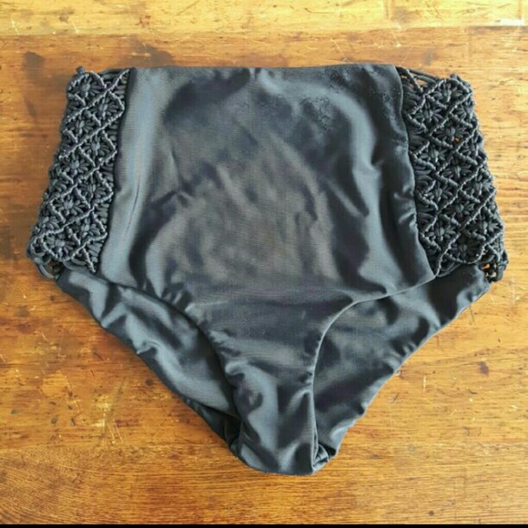 Tori Praver High Waist Bikini Bottoms
