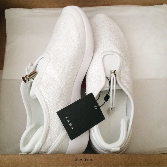 Zara Shoes Zara White Sneakers Poshmark