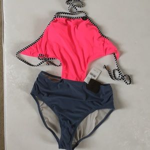 One piece bathing suit