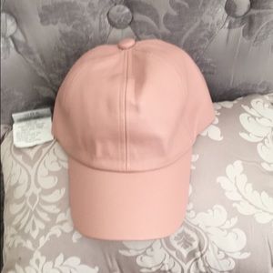 Leather material like hat