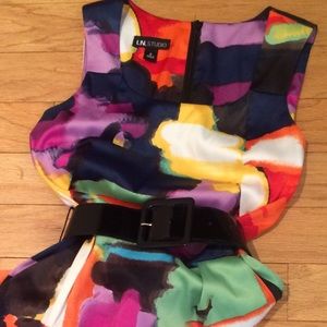 NWOT Gorgeous I.N. Studio Dress- Abstract Floral