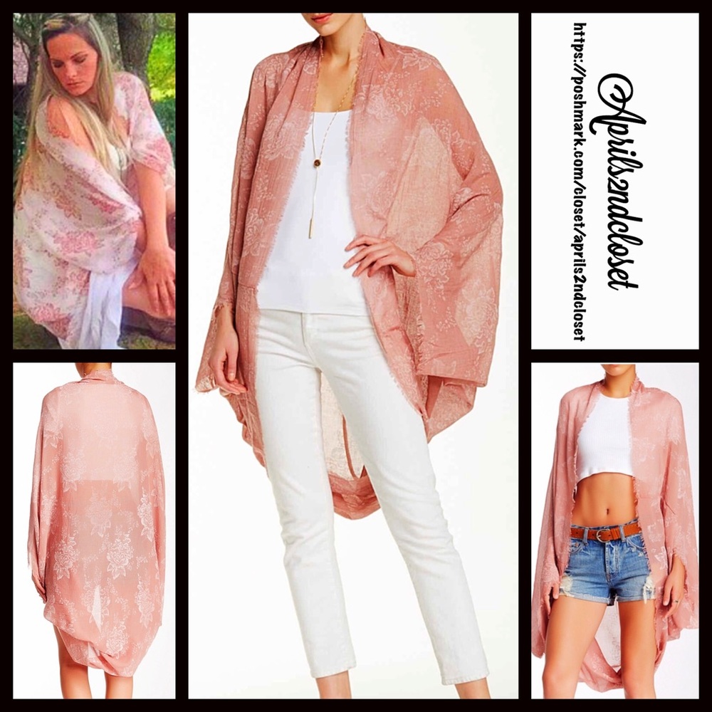 ❌SOLD❌LONG COCOON KIMONO CARDIGAN - Picture 3 of 4
