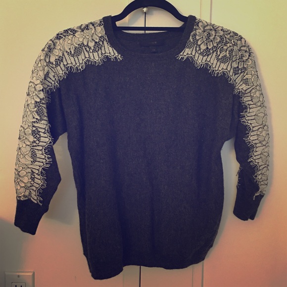 J. Crew side lace sweater 😍