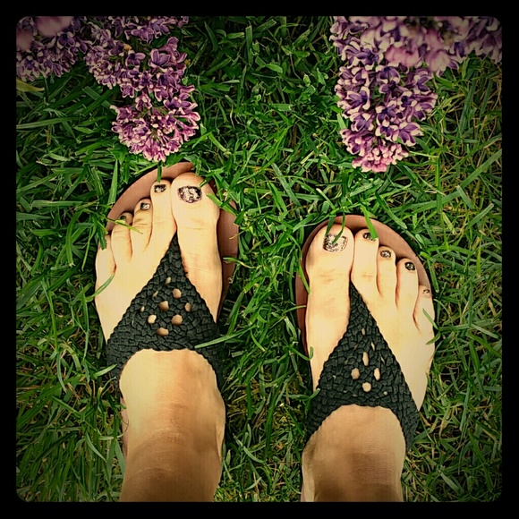 AE Crochet Woven Sandals
