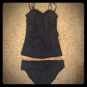 Black maternity swim suit from Asos