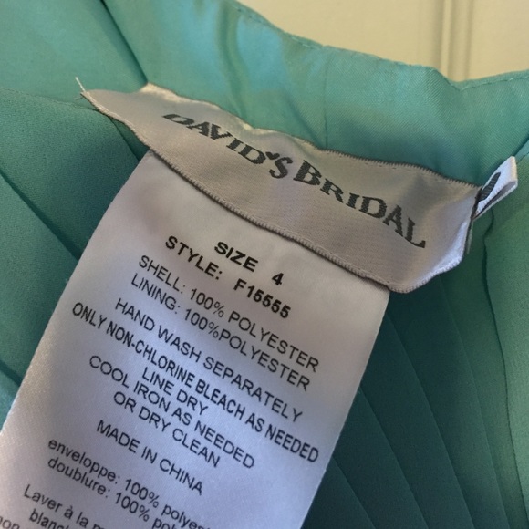 David's Bridal bridesmaid dress - Picture 3 of 3