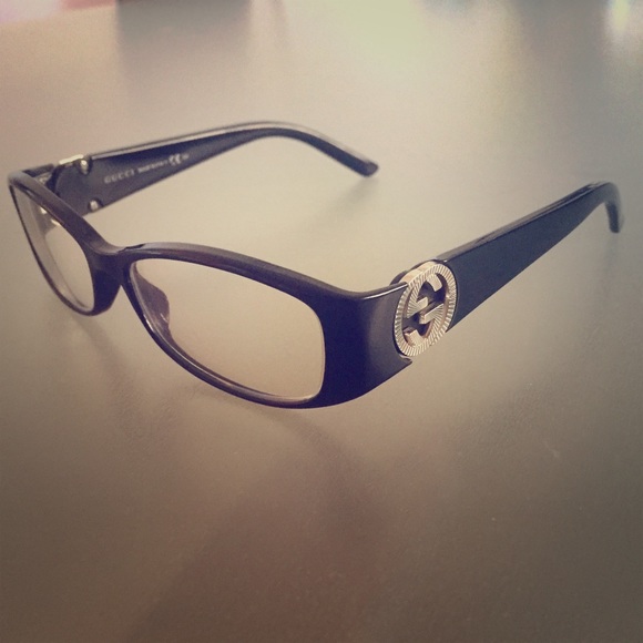 Black Gucci Reading Glasses