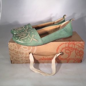 Anthropologie Latigo Bhurma Leather Flats