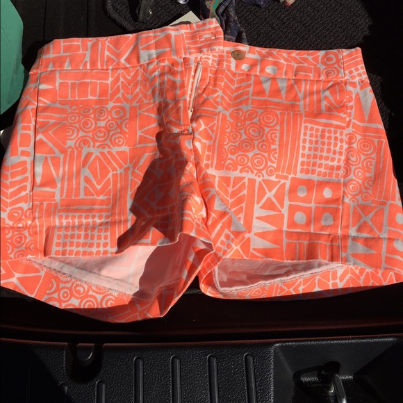 Patterned J Crew Shorts