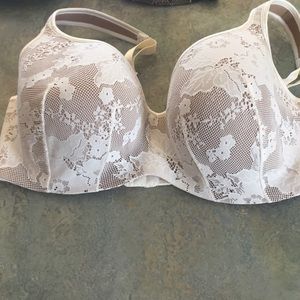 Lace balconette bra