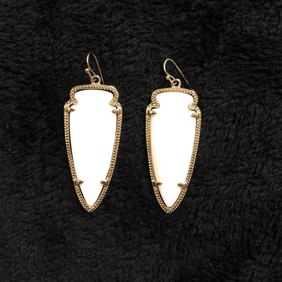 Kendra Scott Jewelry - White Skylar Kendra Scott Earrings