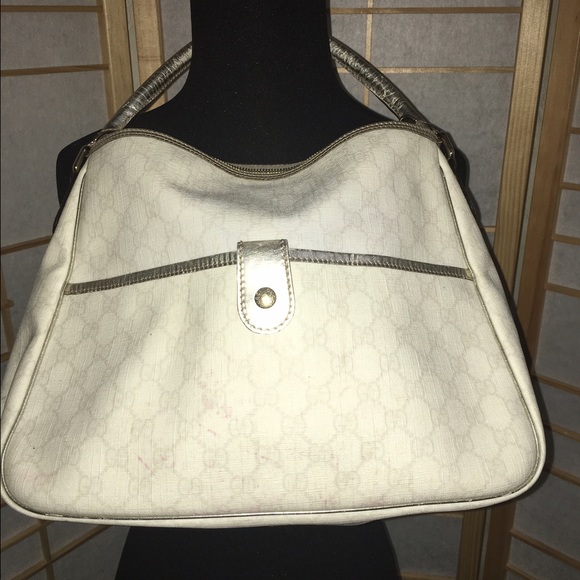 Spring Readiness!!!! Authentic white Gucci bag