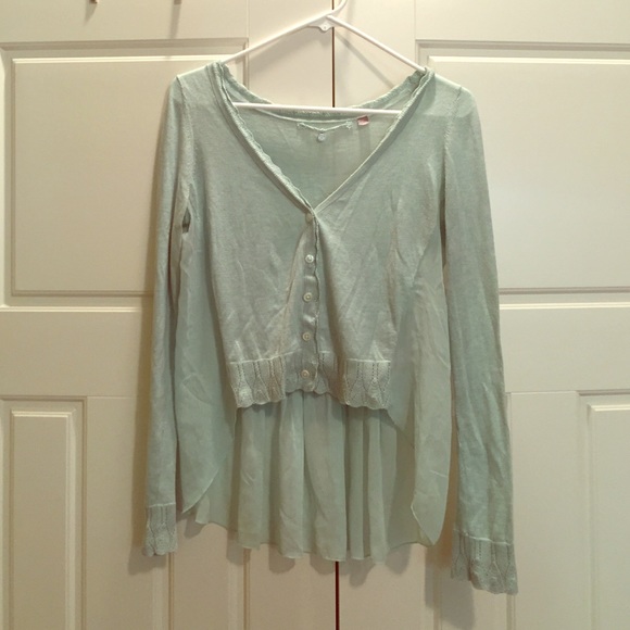 Anthropology High Low Sweater