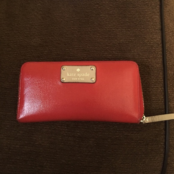 Red Kate Spade wallet