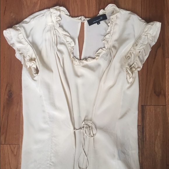 Isabel Marant Etoile cream silk blouse shirt