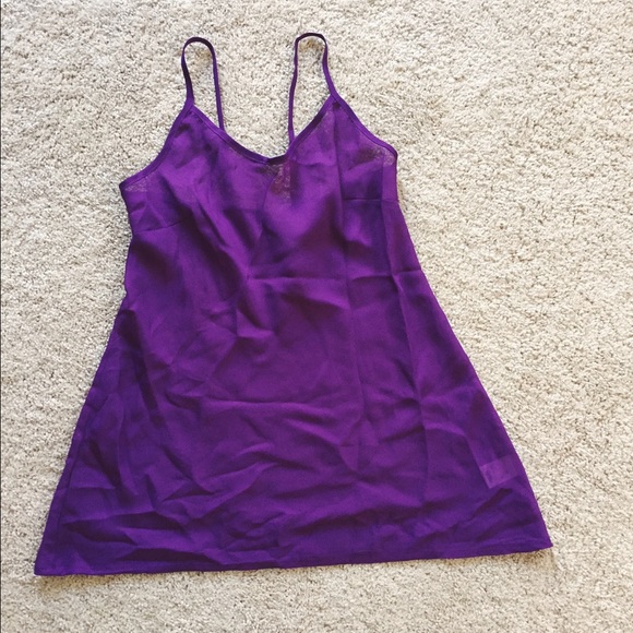 Apt 9 Purple Sheer Tank Top