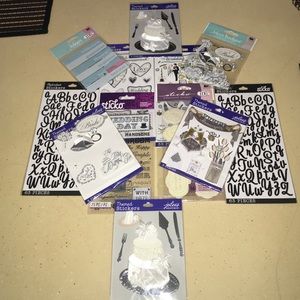 12 wedding sticker for scrapbook