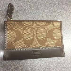 Authentic Coach card holder