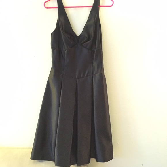 Jessica McClintock structured satin dress