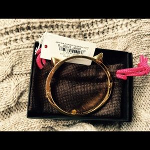 NWT Kate spade cute cat ears bangle