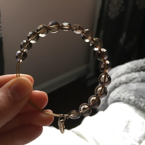 Alex & Ani beige beaded bangle - Picture 2 of 2
