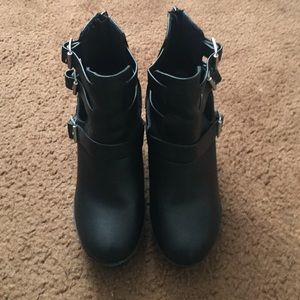 Black charley booties