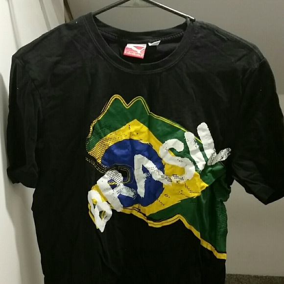 Mens Brazil Soccer Shirt