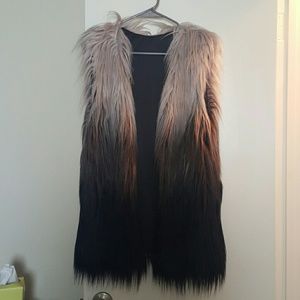 Ombre silver vest HOLD TILL 4/18